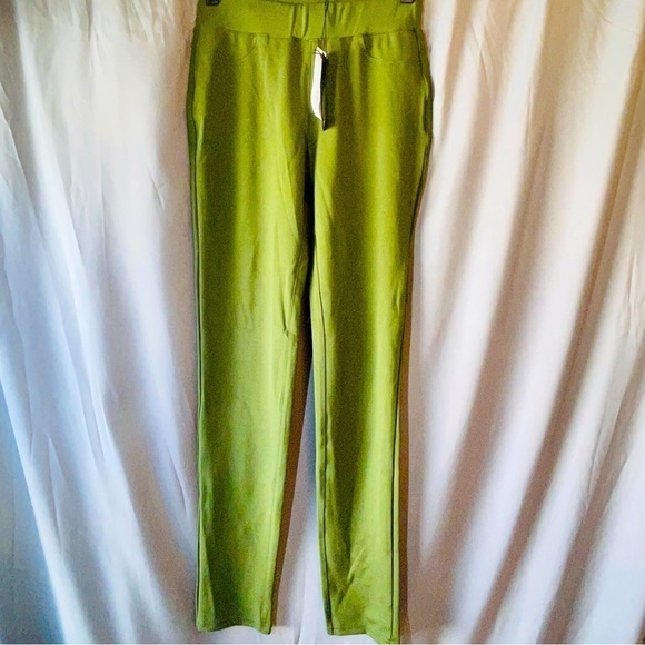 Tahari Olive Green Jeggings - Picture 1 of 7
